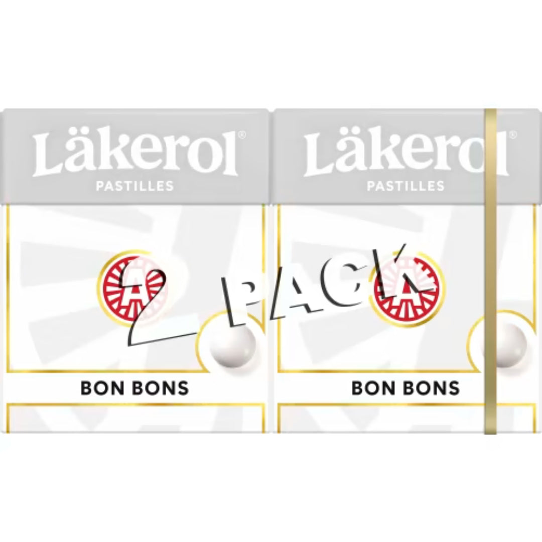 Läkerol Bonbon Halstablett - Classic Peppermint-Flavored Pastilles 2p/50g