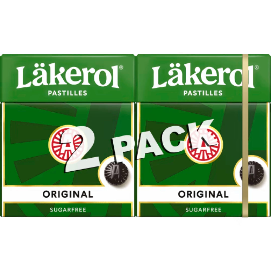 Läkerol Original 2-Pack-Liqourice & Mentollo Pastilles 2p/50g