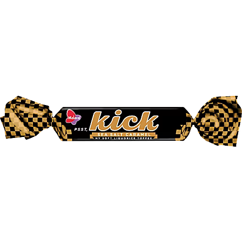 Malaco Kick Seasalt & Caramel Lakritskola - Licorice Toffee 19g