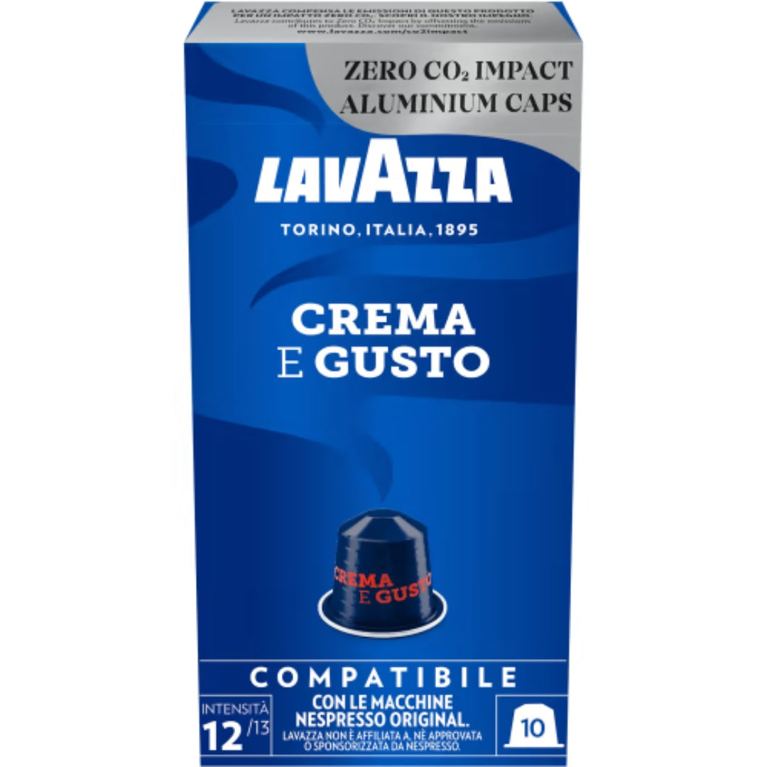 Lavazza Crema E Gusto Kaffekapslar - Full-Bodied Coffee Capsules 10p