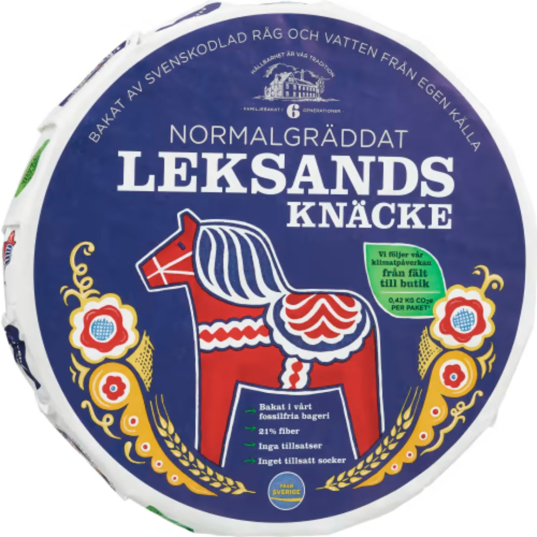 Leksands Normalgräddat – Rye Crispbread 830g