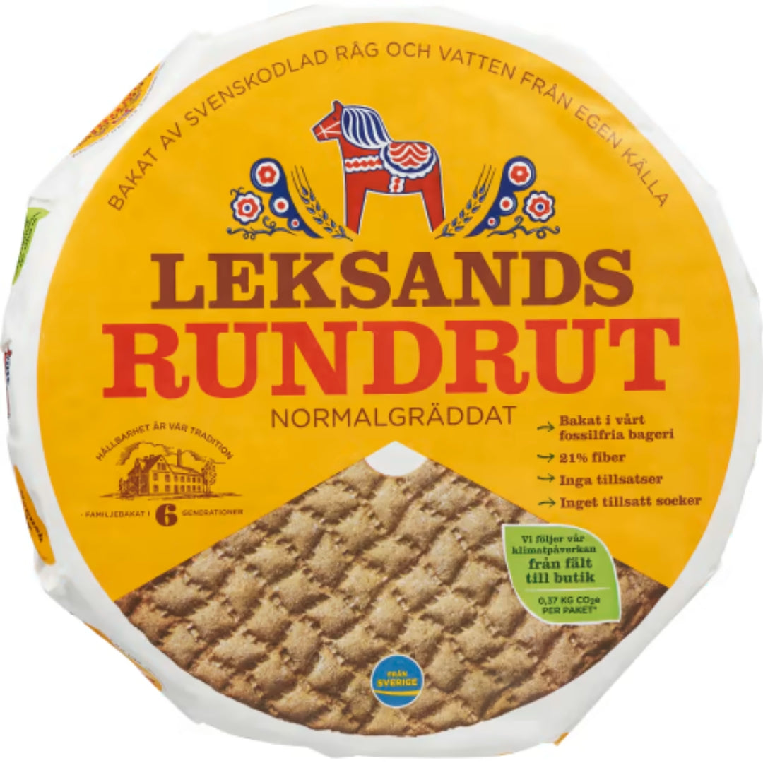 Leksands Rundrut Normalgräddat - Crispbread Squares 700g