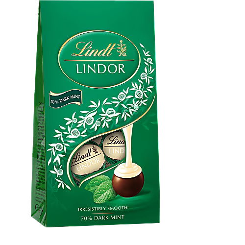 Lindt Lindorkulor Dark Mint - Praline with Smooth and Creamy Chocolate 137g