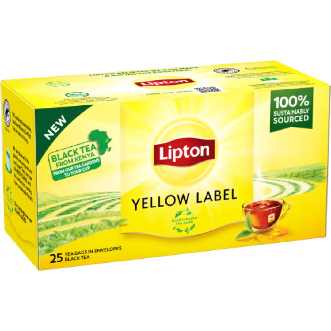 Lipton Yellow Label Black Tea - Yellow Label Black Tea 25p