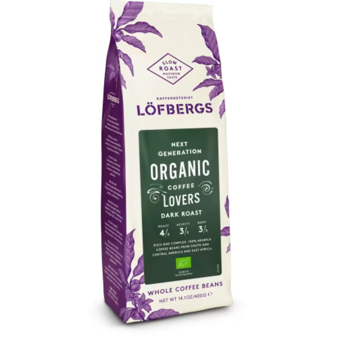 Löfbergs Dark Roast Hela Bönor - Whole Beans EKO Dark Roast 400g