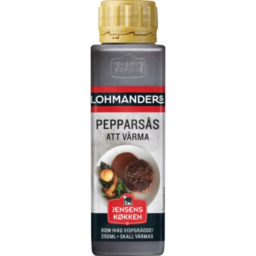 Lohmanders Pepparsås - Classic Pepper Sauce 250ml