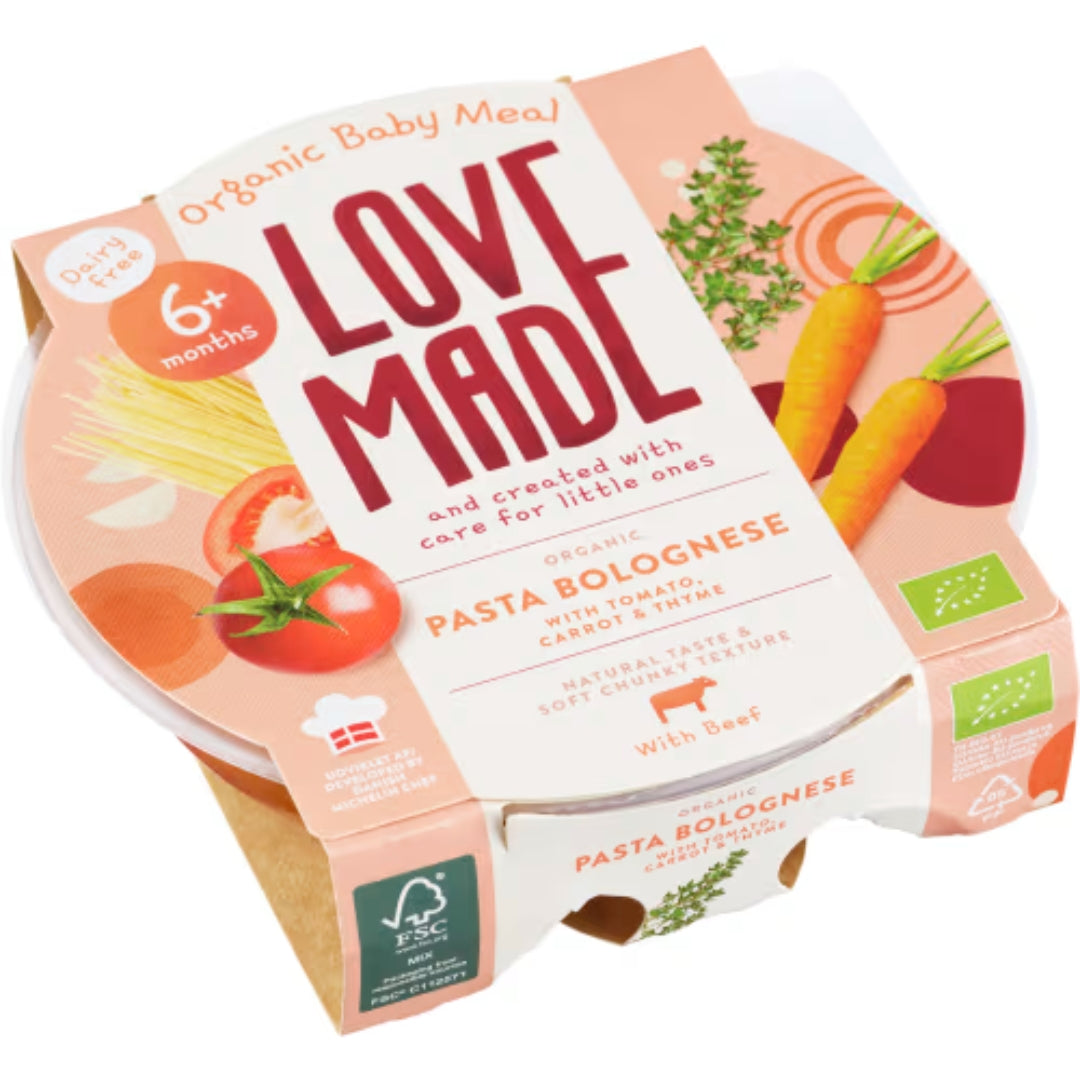 Love Made Bolognese Pasta 6 Månader - Bolognese Pasta 185g