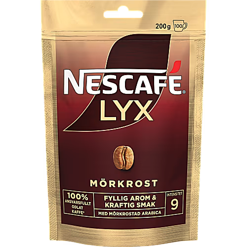 Nescafé Lyx Mörkrost Snabbkaffe - Luxury Instant Coffee 200g