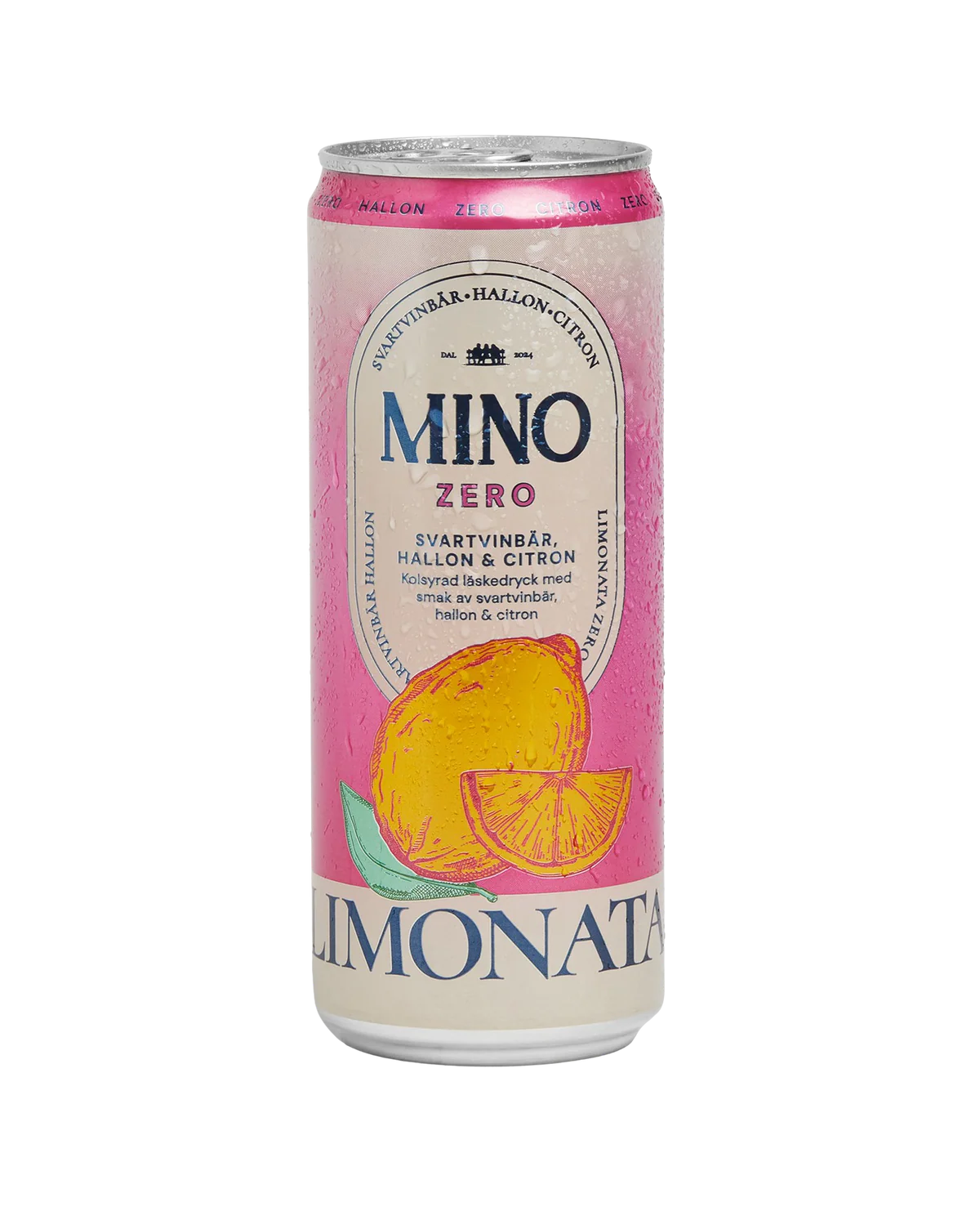 Mino Zero Svartvinbär, Hallon & Citron - Lemon Soda 33cl