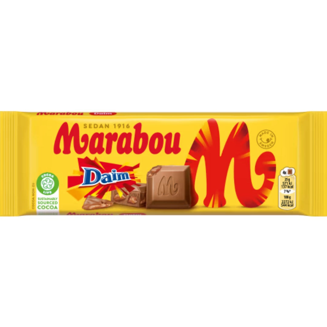 Marabou Daim Chokladkaka - maitosuklaa Daim 100G: n kanssa