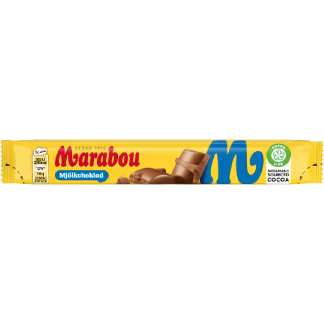 Marabou Mjölkchoklad - Milk Chocolate Bar 43g