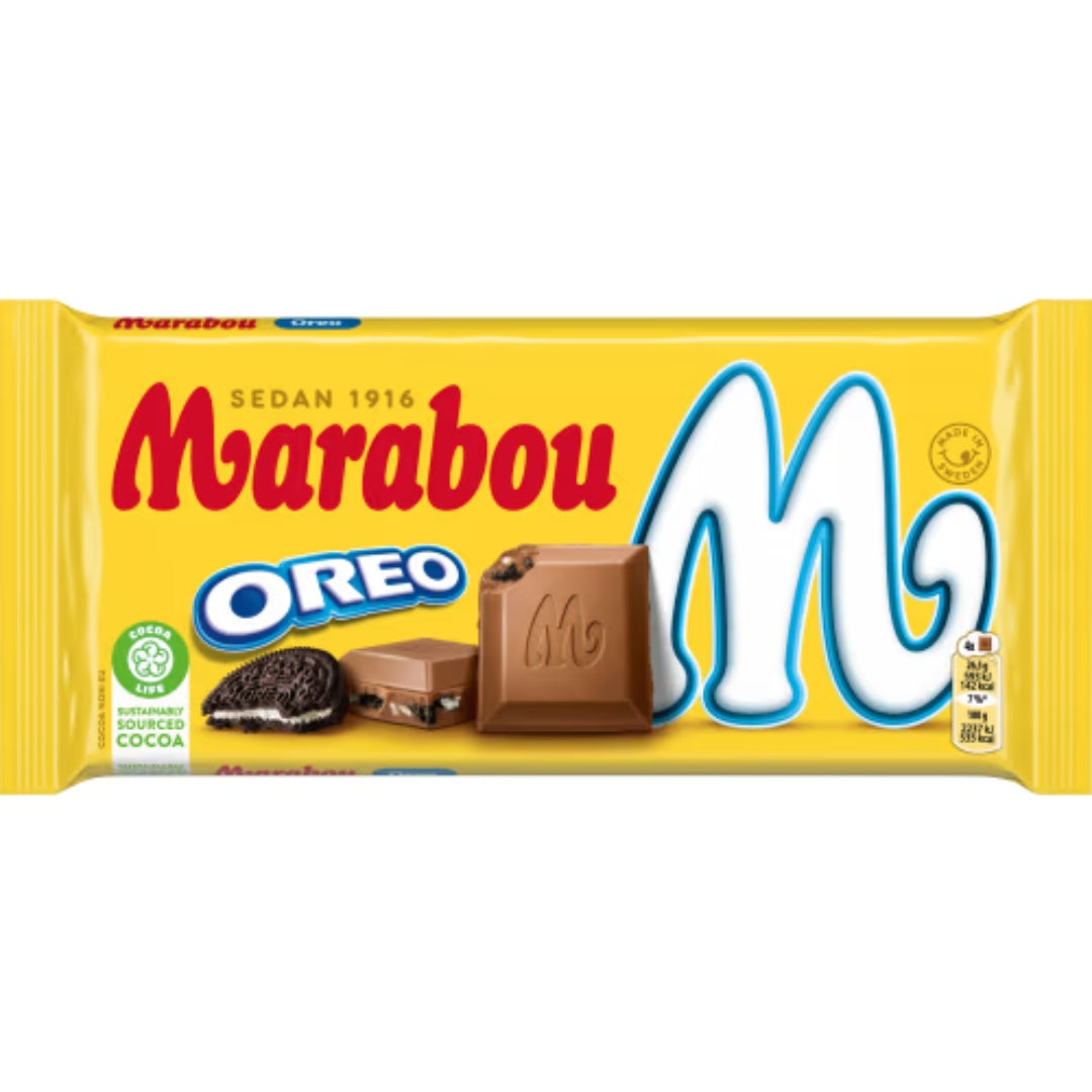 Marabou Oreo - Milk Chocolate Oreo Chocolate Bar 185g
