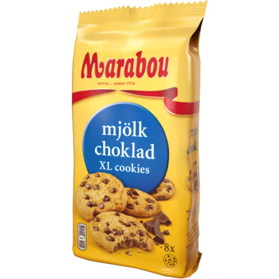 Marabou Mjölkchoklad Xl Cookies - Cookies with Milk Chocolate 184g