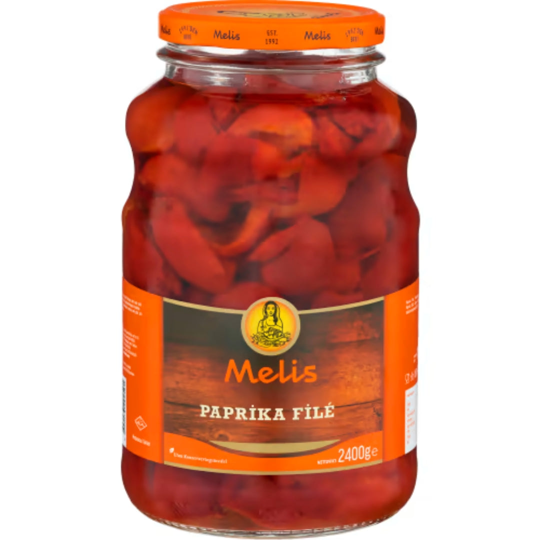 Melis Paprika Filé - Paprika Fillets 2400g