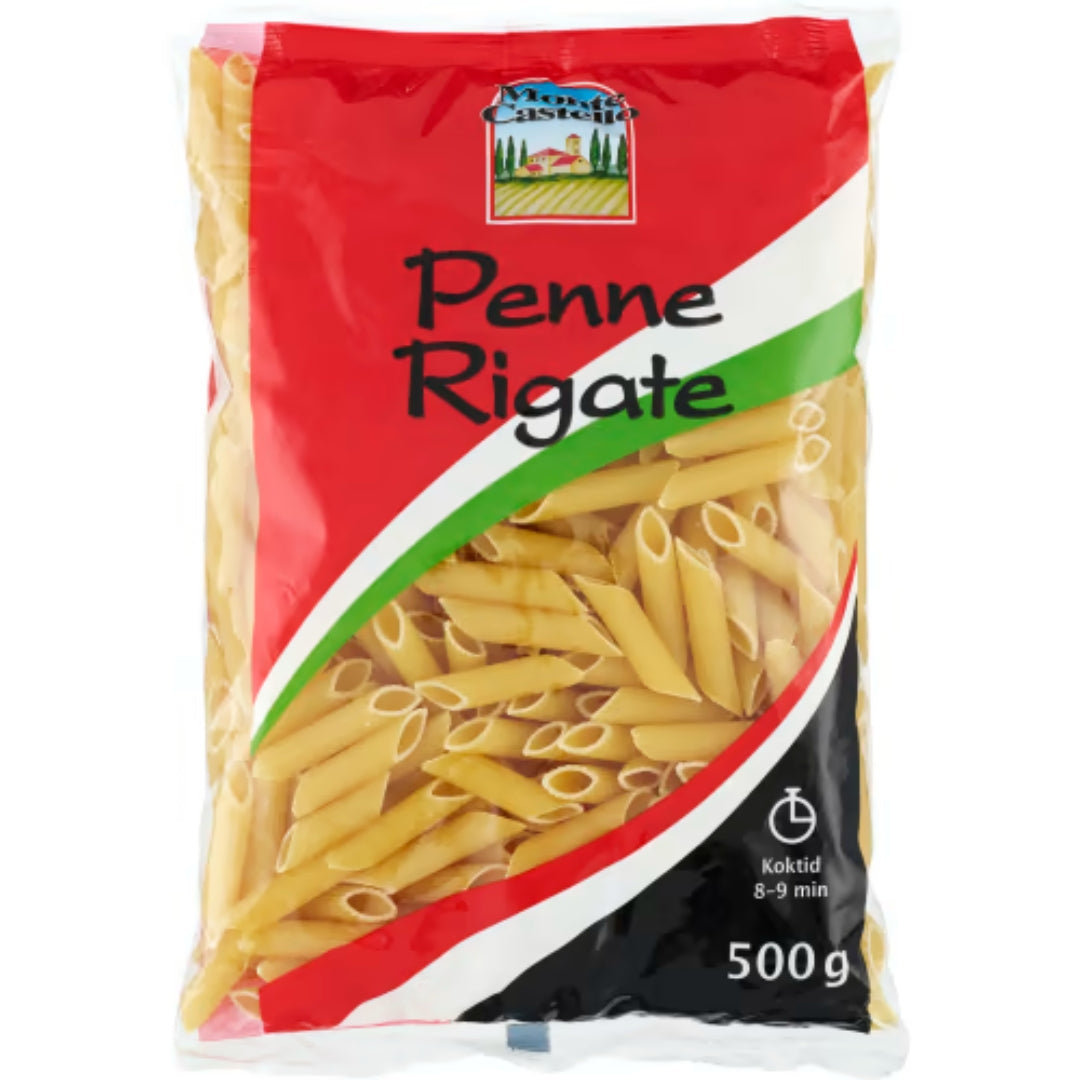 Monte Castello Penne Rigate Pasta - Penne Rigate Pasta 500g