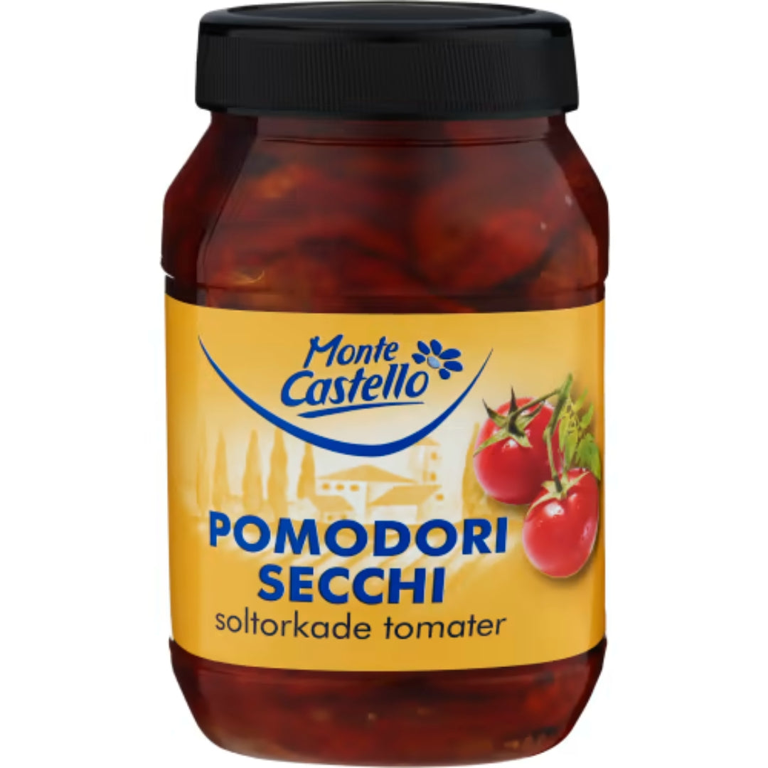 Monte Castello Pomodori Secchi Soltorkade Tomater - Sun-Dried Tomatoes 970g