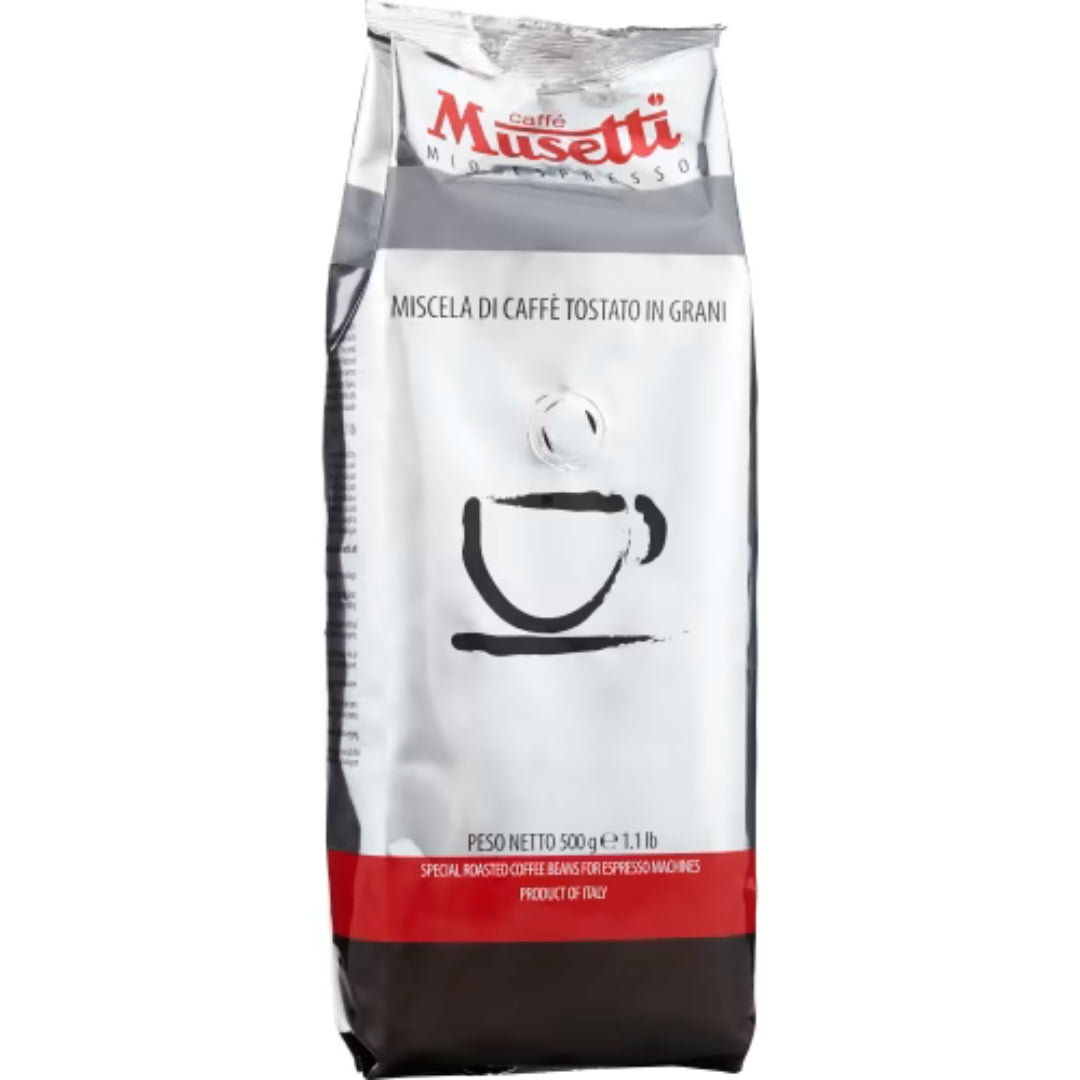 Musetti Espresso Rossa Hela Bönor - Espresso Rossa Whole Beans 500g