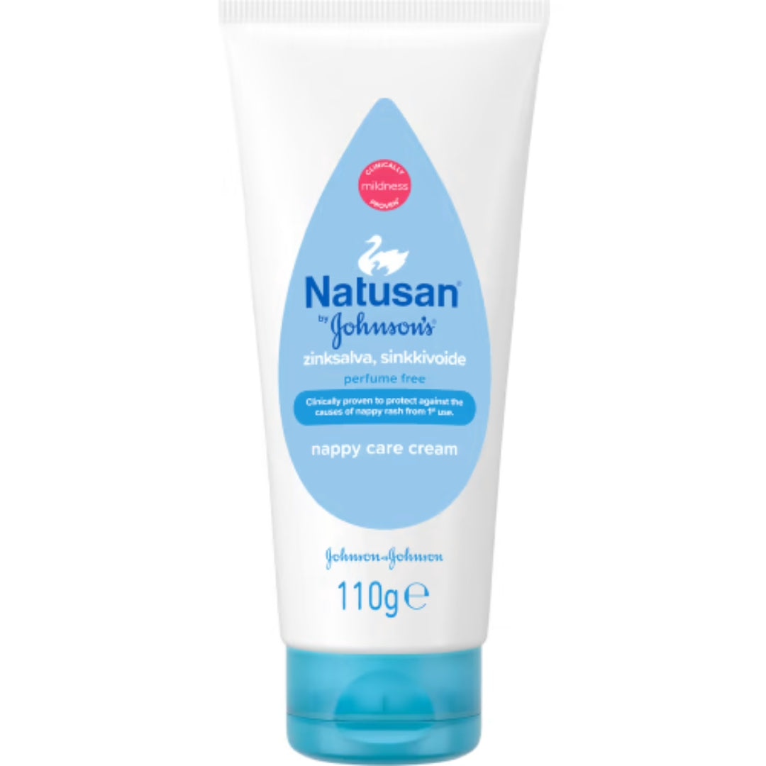 Natusan Nappy Care Cream - Fragrance-Free Zinc Ointment 110g