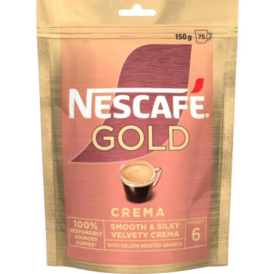Nescafé Gold Crema Snabbkaffe - Smooth Instant Coffee 150g