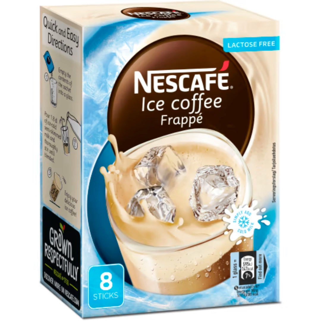 Nescafé Ice Coffee Frappé Snabbkaffe - Instant Ice Coffee 8P
