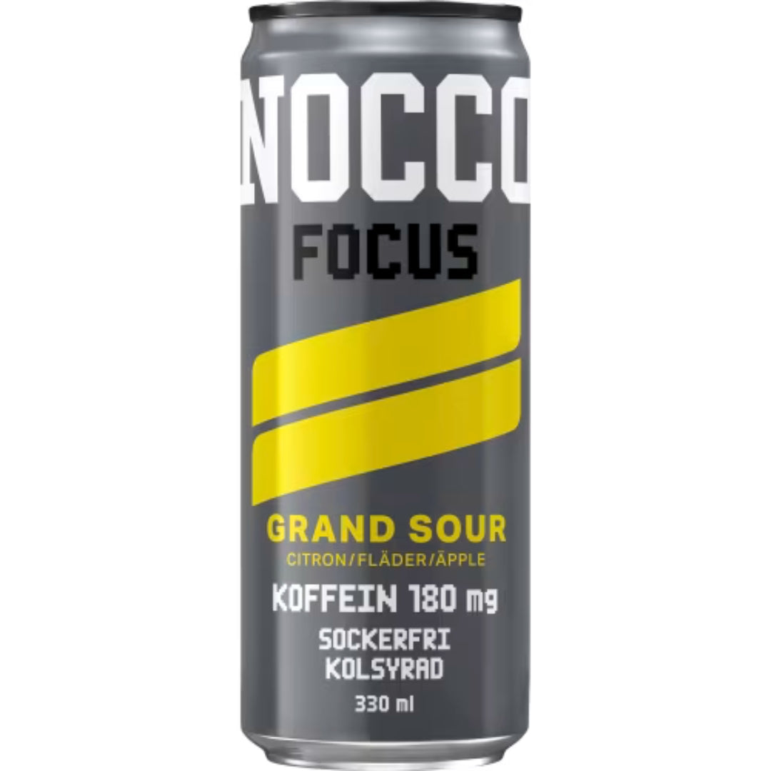 Nocco Grand Sour Sockerfri Energidryck Burk -  Energy Drink 33cl