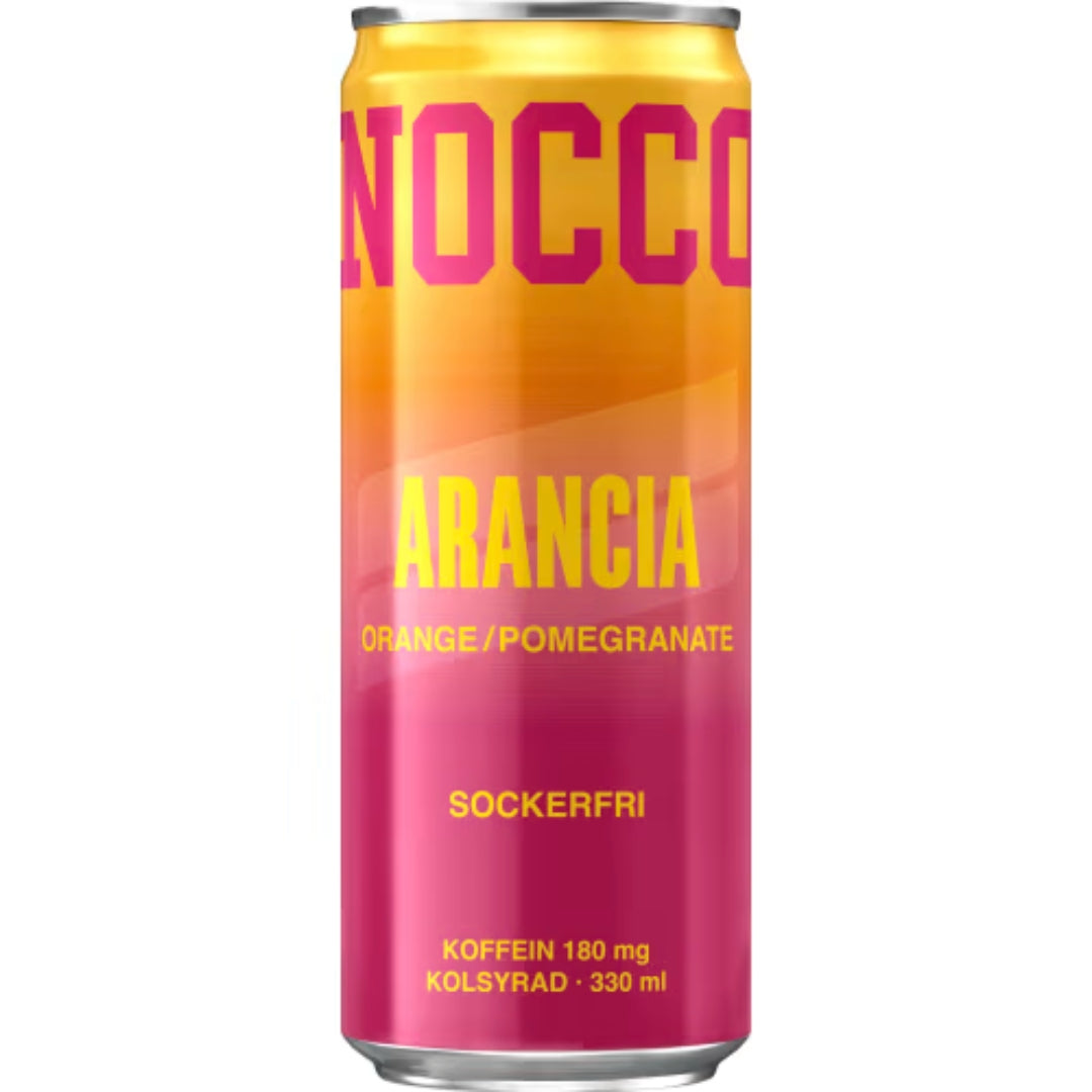 Nocco Orange Pomegranate Energidryck Burk - Energy Drink 33cl