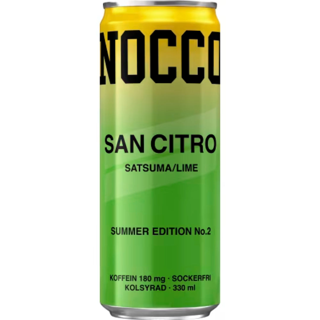 Nocco San Citro Satsuma/lime Energidryck Burk - Satsuma/Lime Energy Drink 33cl