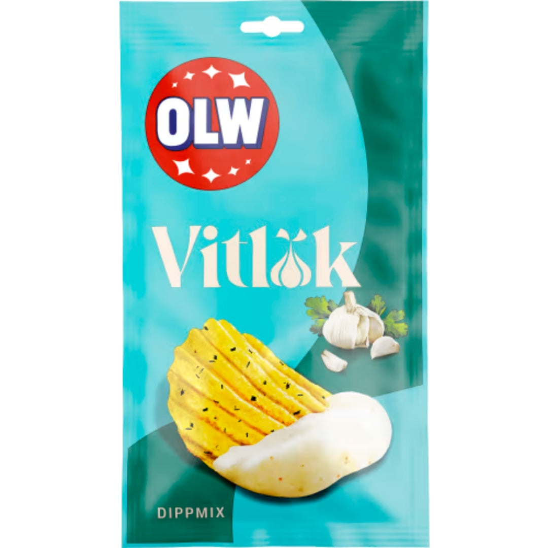 OLW Dippmix Vitlök - Dip Mix with Garlic Flavour 21g