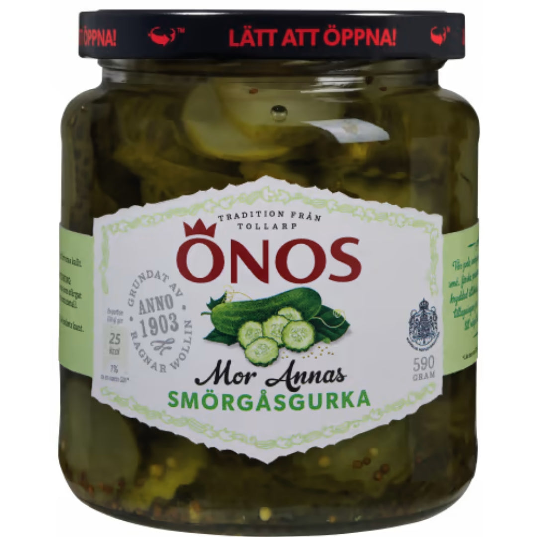 Önos Mor Annas Smörgåsgurka - Sandwich Pickles 590g