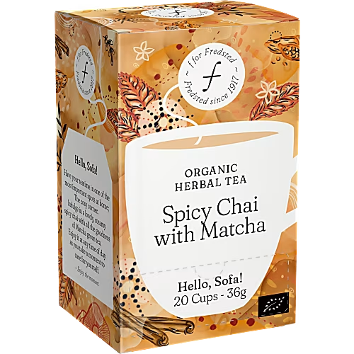 Fredsted Örtte Spicy chai matcha te - herbal tea 36g