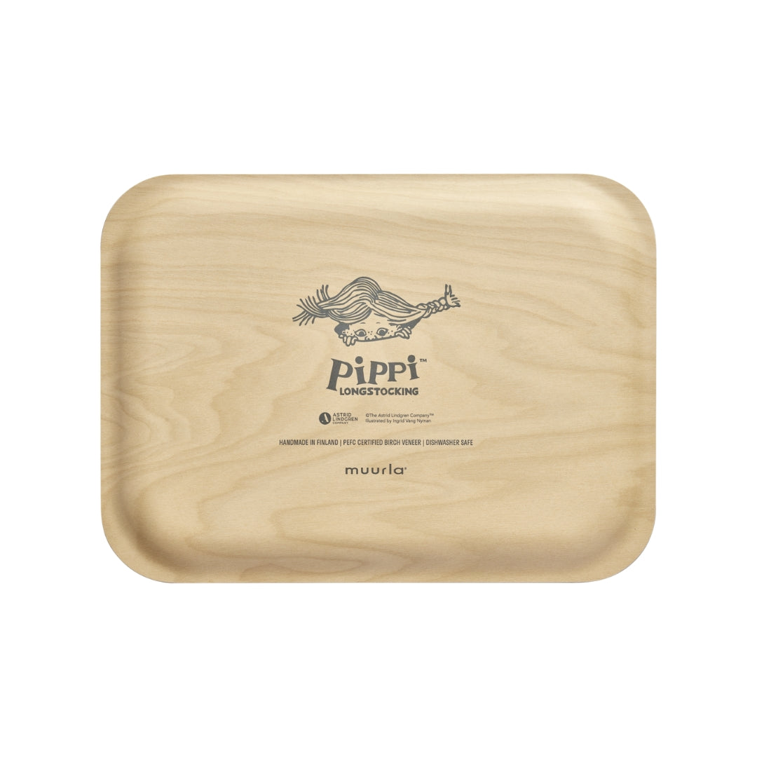 PIPPI Bricka Pippi & Lilla Gubben 27X20CM