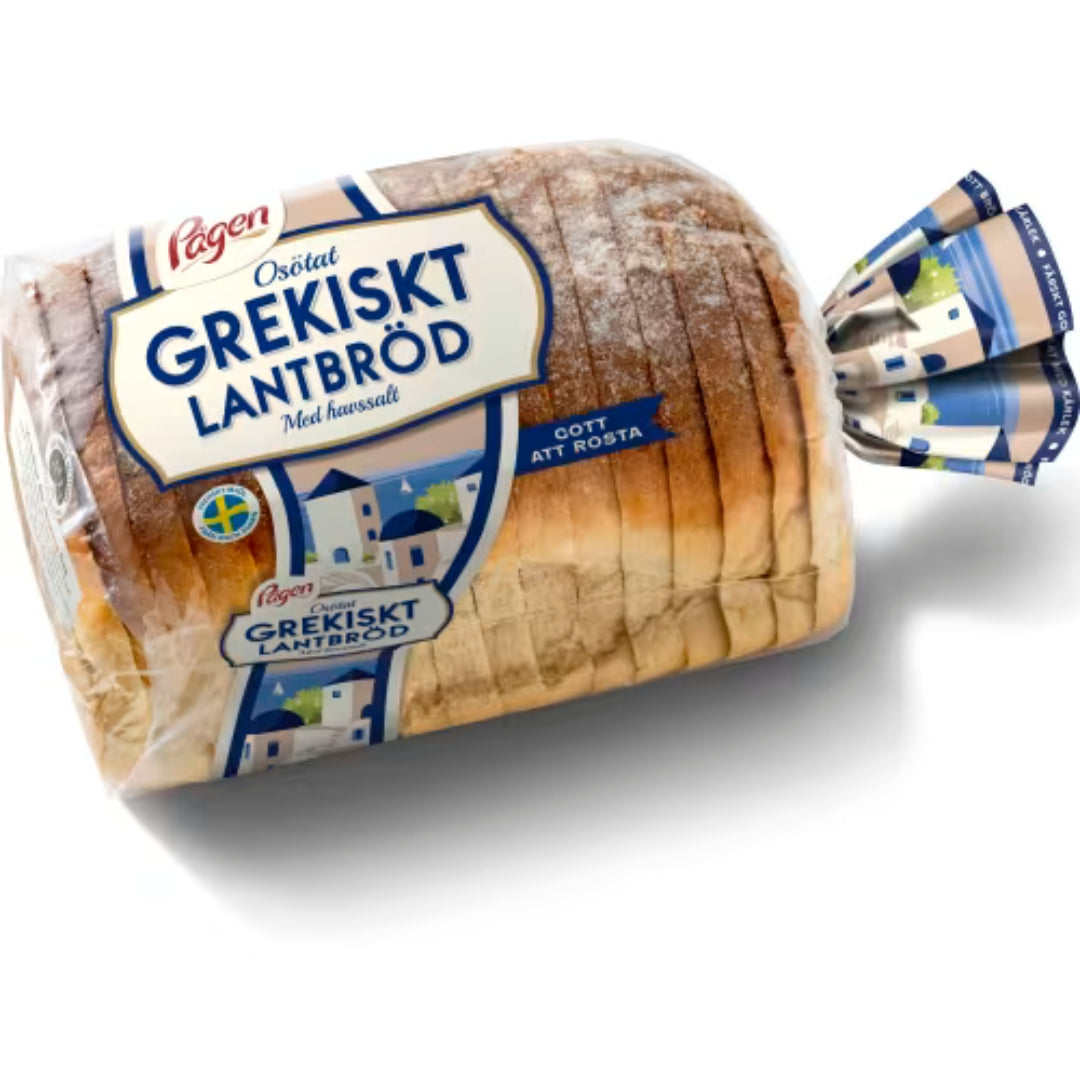 Pågen Grekiskt Lantbröd - Unsweetened Country Bread inspired by Greece 560g