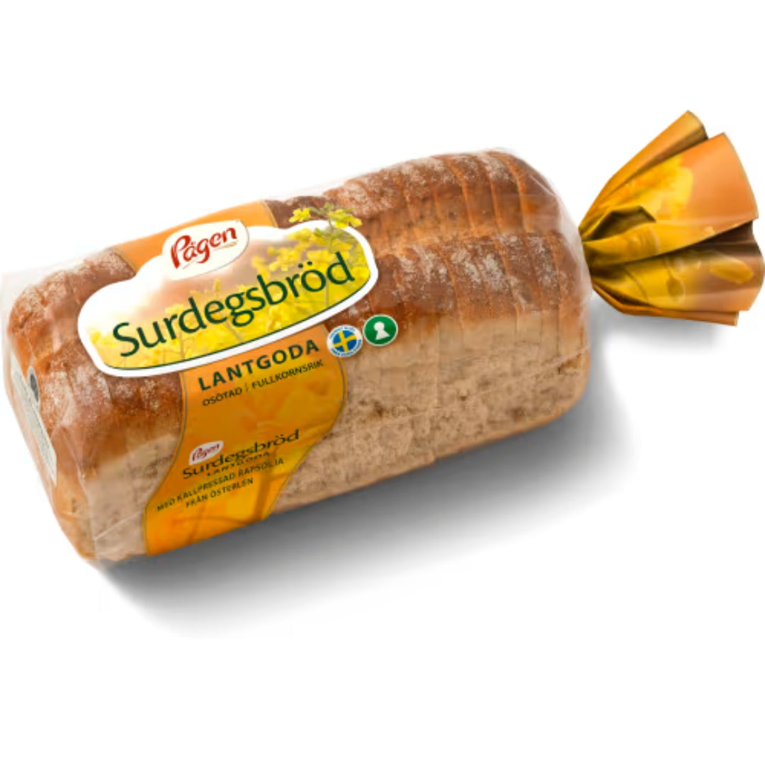 Pågen Lantgoda Surdegsbröd - Unsweetened Sourdough Bread 650g