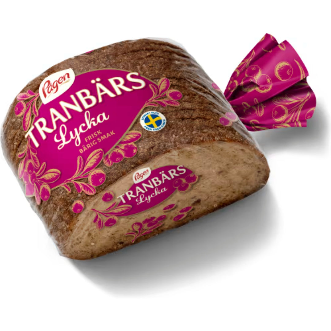 Pågen Tranbärslycka - Bread with Cranberries 480g
