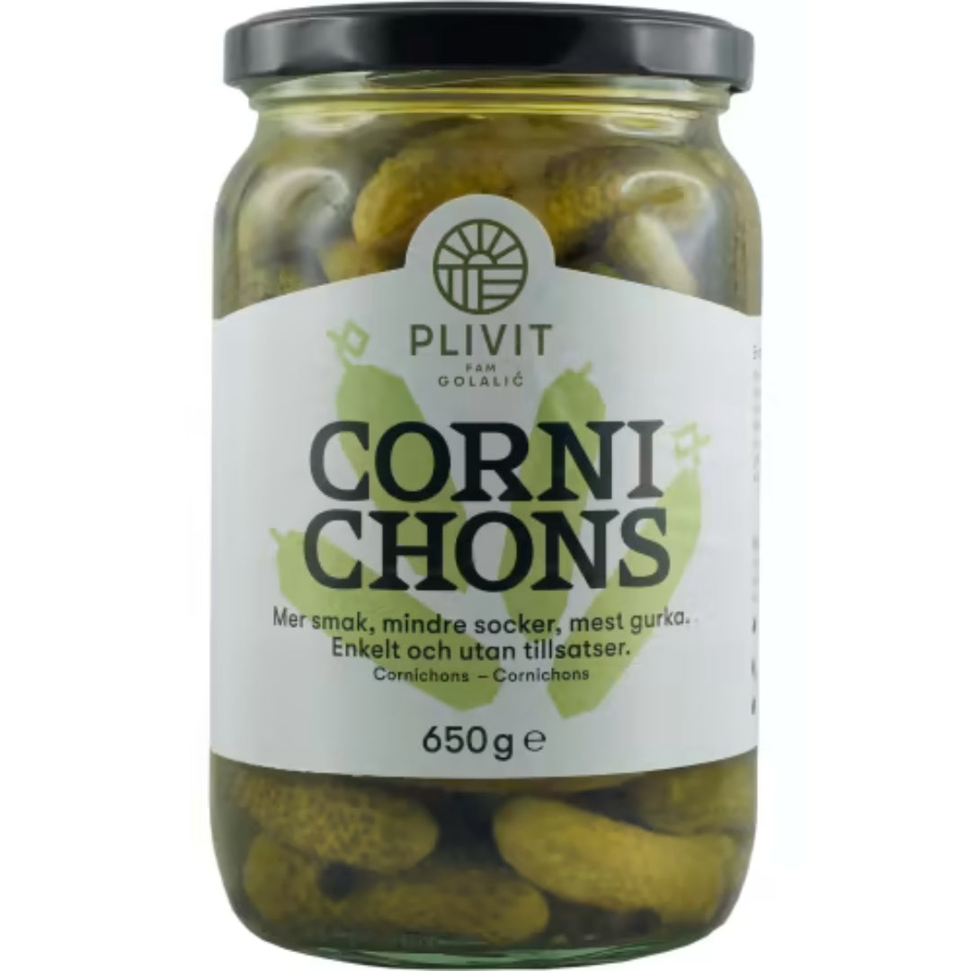 Plivit Cornichongurka - Cornichon Pickles 650g