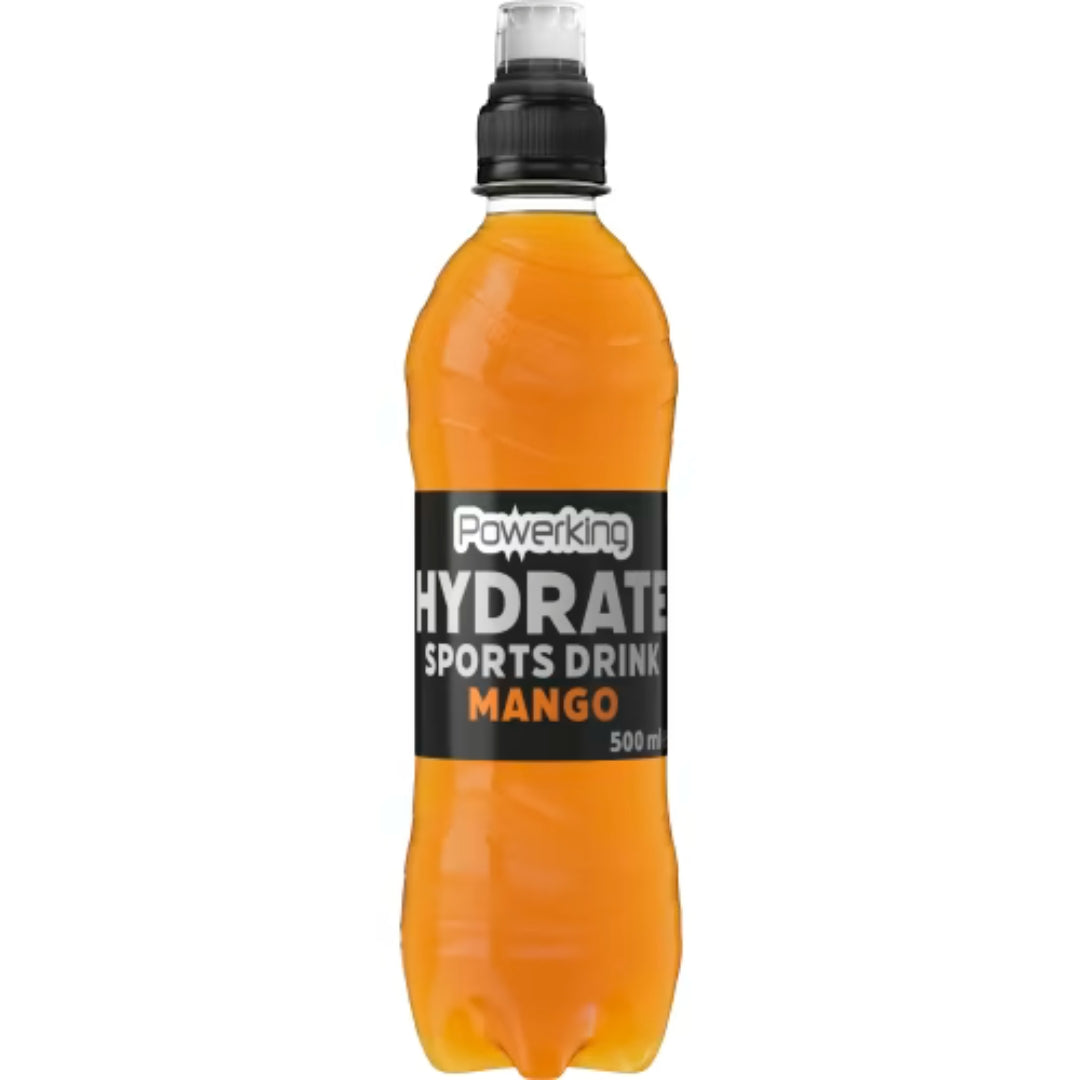 Powerking Mango Hydrate Sportdryck Pet - Sports Drink with Mango Flavor 500ml