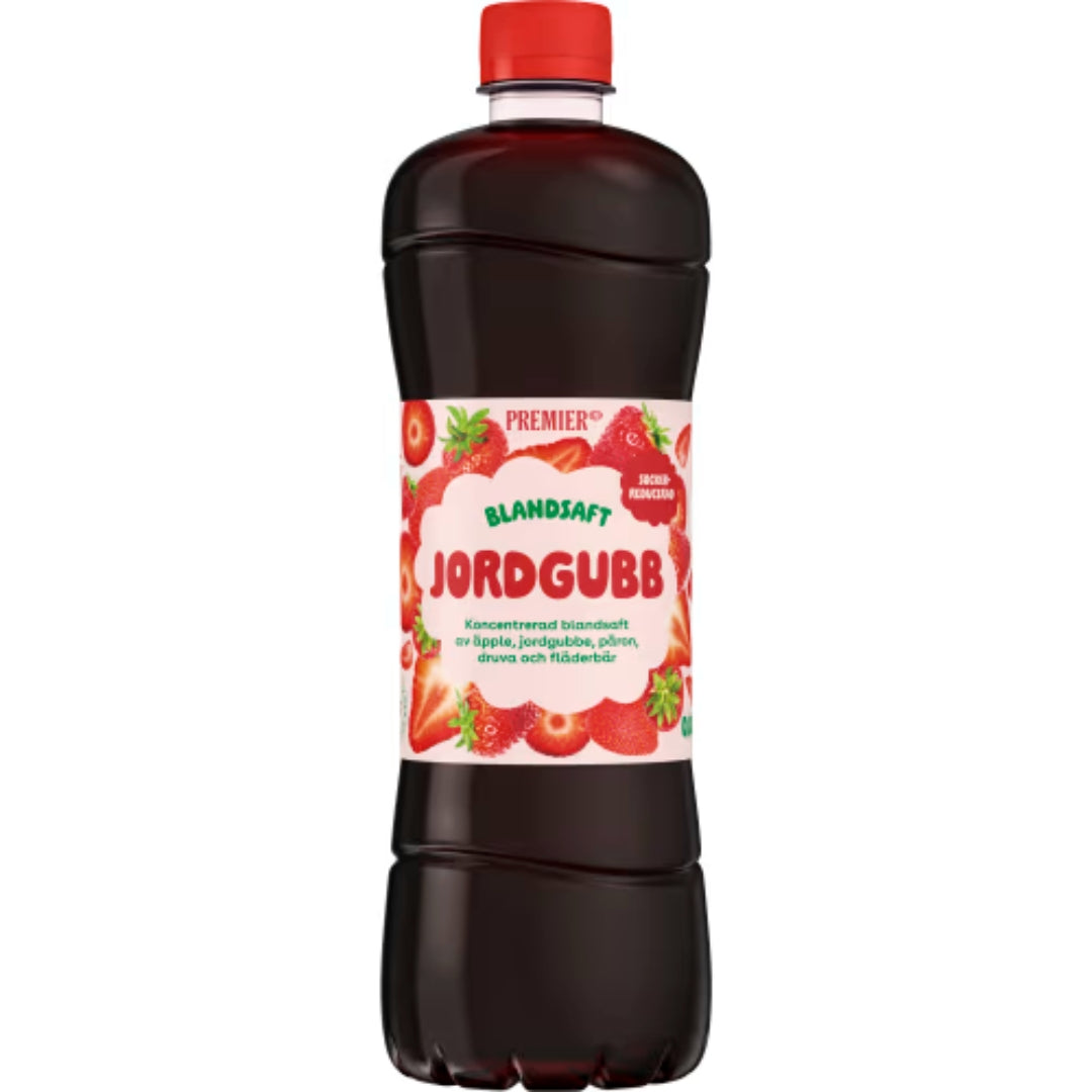 Premier Jordgubb Blandsaft - Strawberry Cordial 0.8L