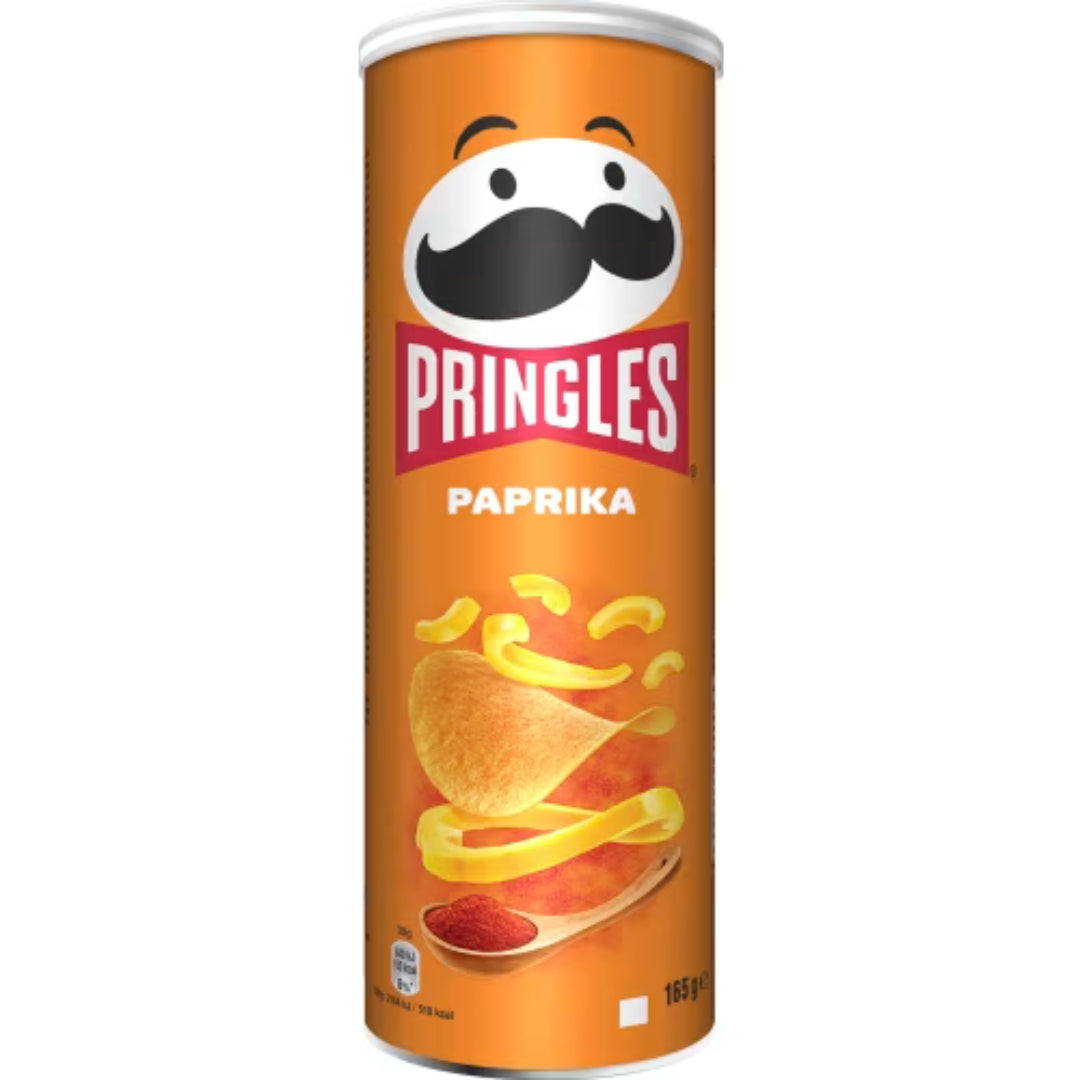 Pringles Paprika Chips - Chips with Paprika flavour 165g
