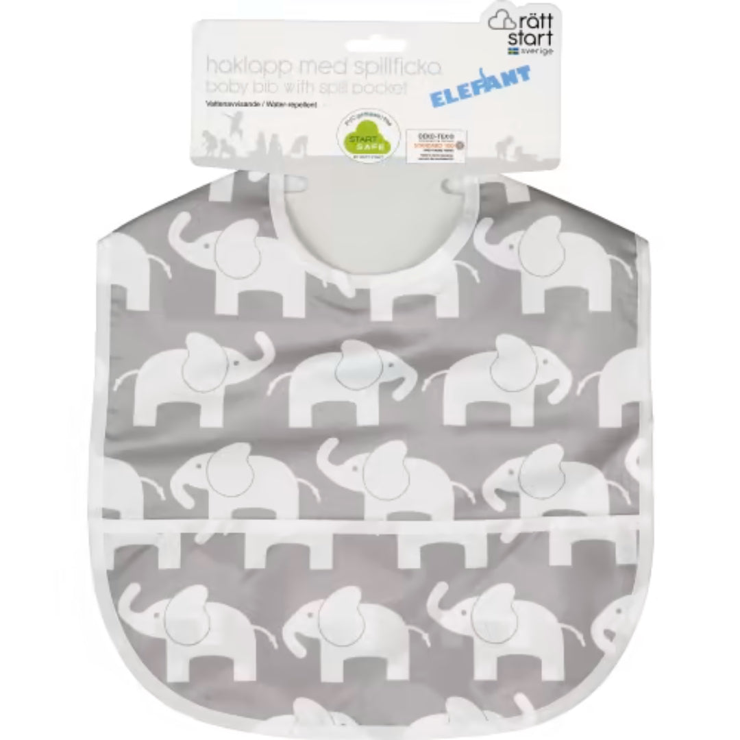 Rätt Start Haklapp med Spillficka - Bib with Velcro Fastening 1p