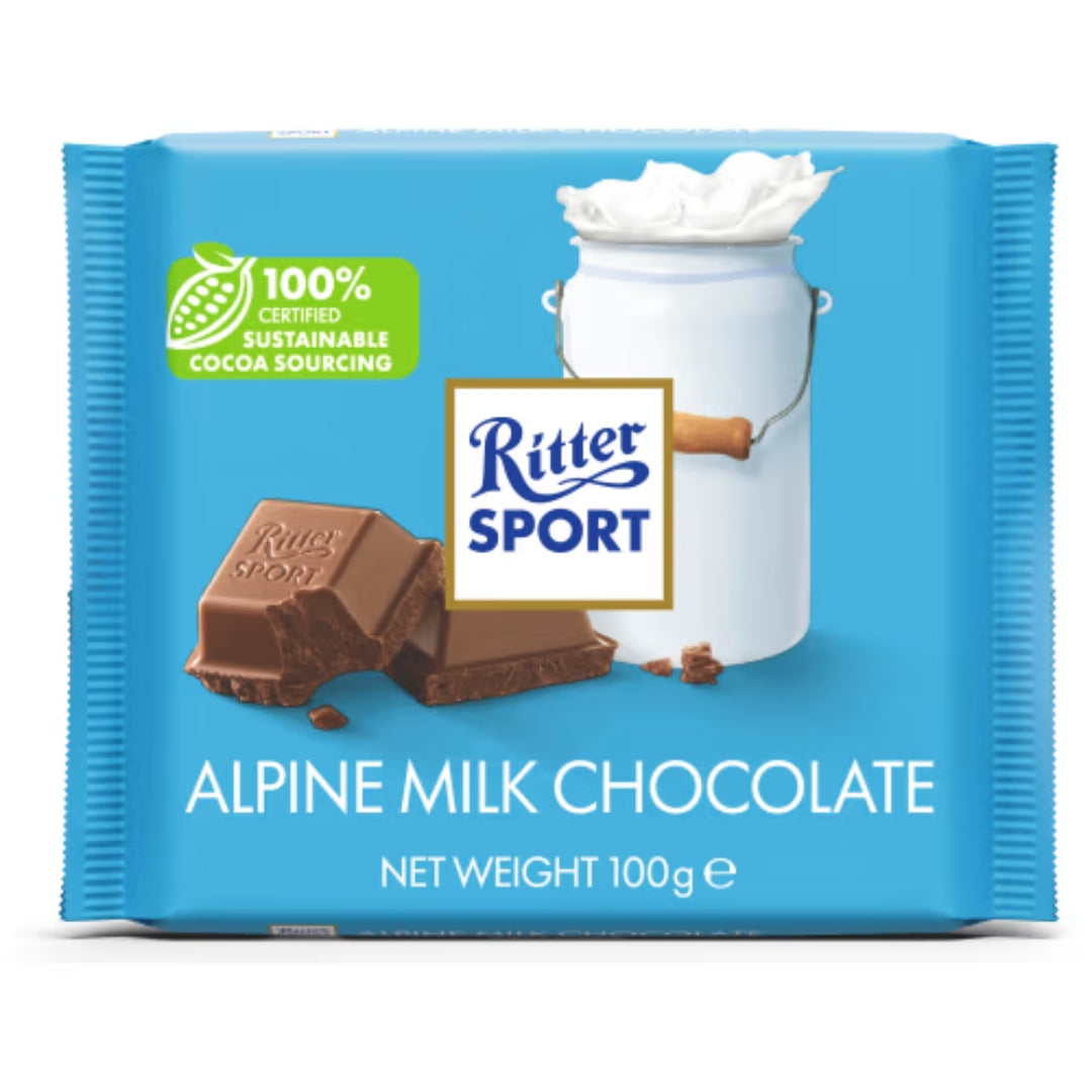 Ritter Sport Alpin Milk Chocolate 100G