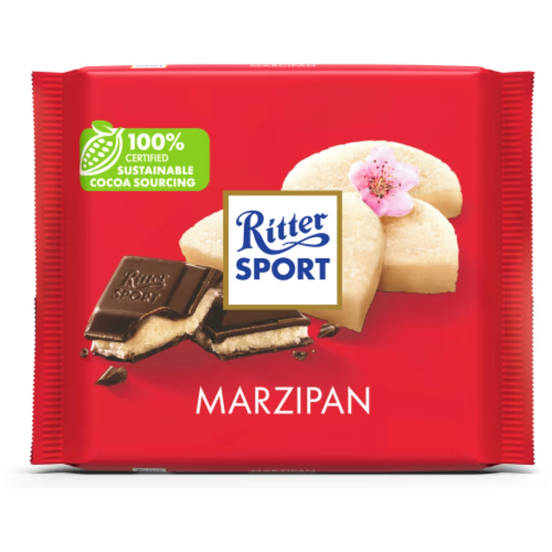 Ritter Sport Marzipan - Milk Chocolate e Marzipan 100G