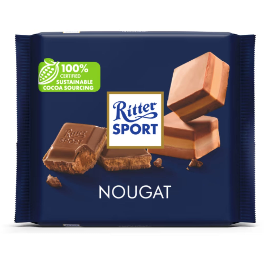 Ritter Sport Nougat Pralin - Cioccolato al latte e 42% Nougat 100G