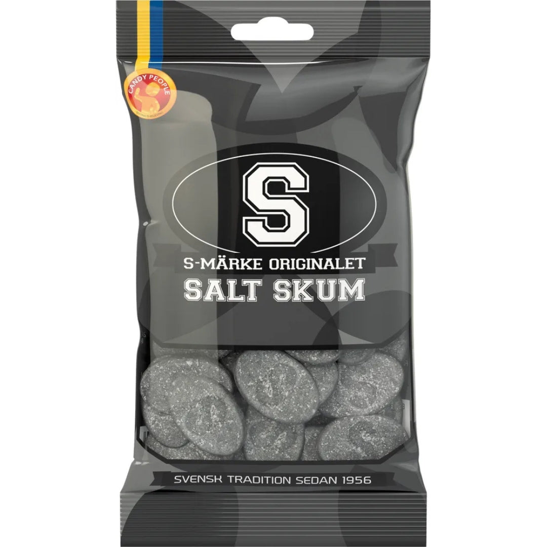 S-Märke Originalet Salt Skum - Salty Foam Candy 80g