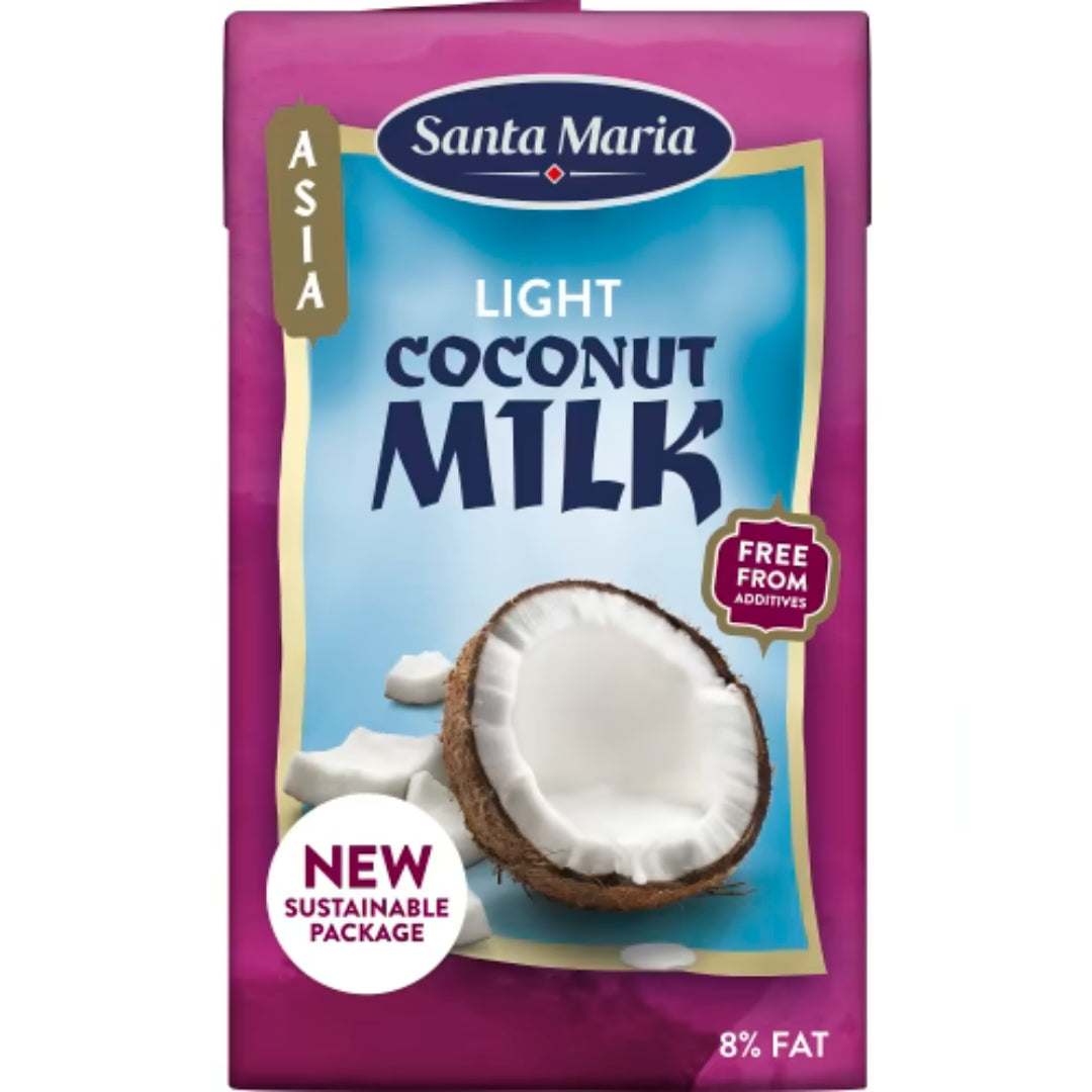Santa Maria Coconut Milk Light - Coconut Milk (Reduced Fat) 250ml
