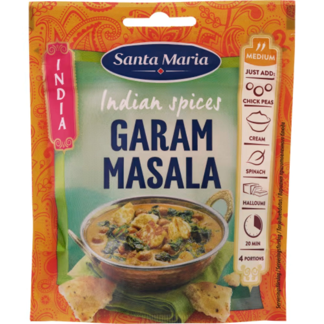 Santa Maria Garam Masala Indian Spices - Indian Spices Garam Masala 33g