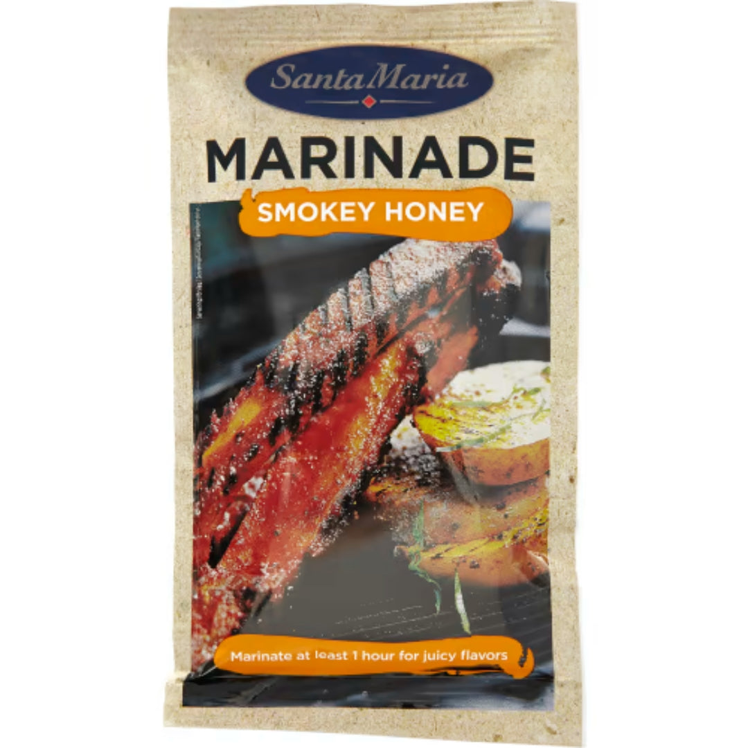 Santa Maria Smokey Honey Marinad Påse - BBQ Smokey Honey Marinade 75g
