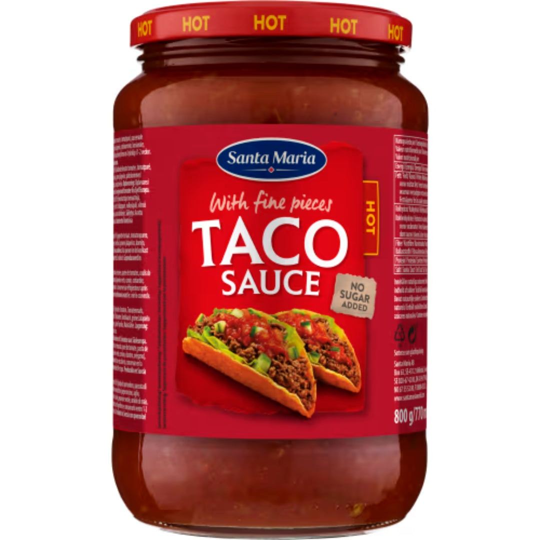 Santa Maria Taco Sauce Hot - Taco Sauce Hot 800g