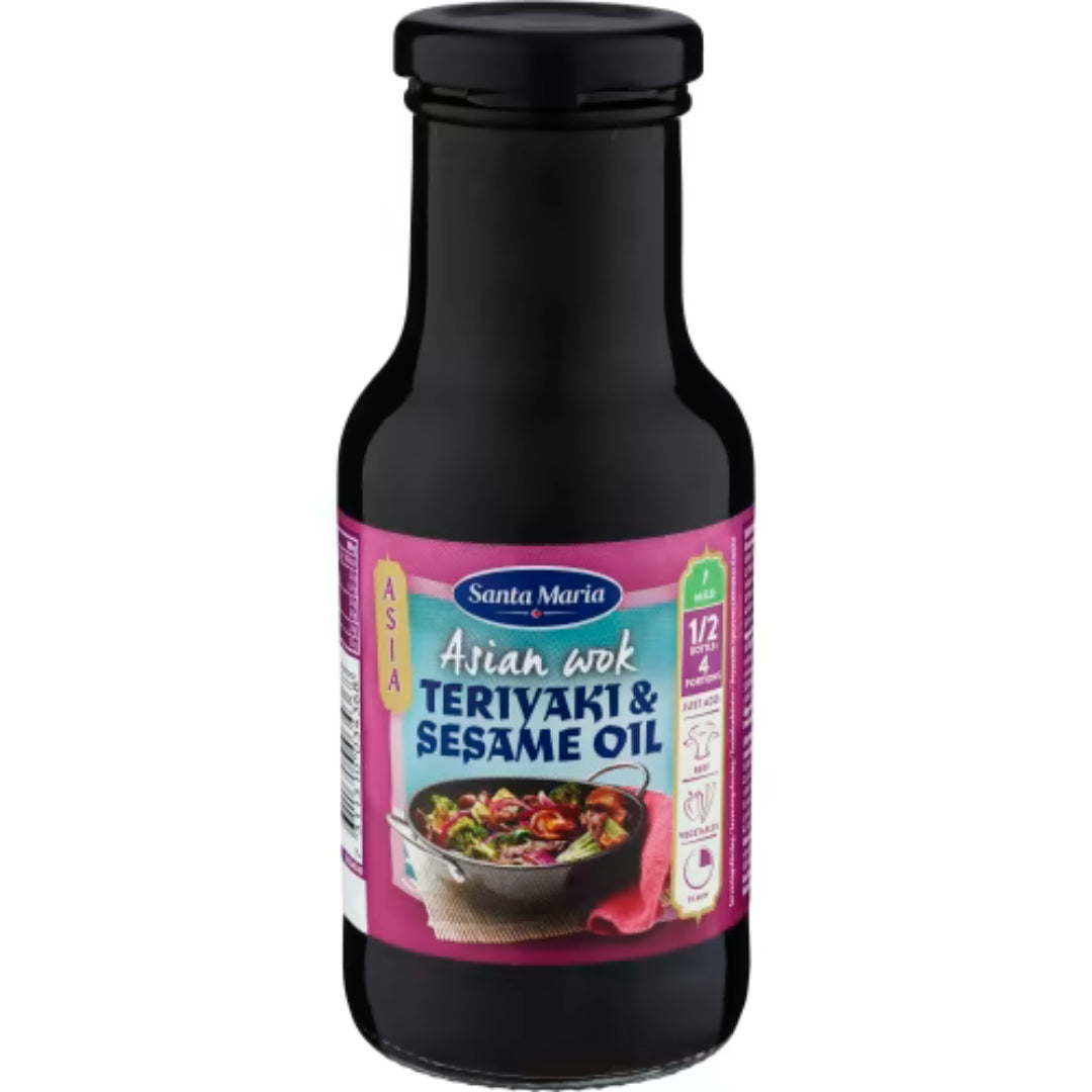 Santa Maria Teriyaki&sesam Oil Asian Wok - Teriyaki & Sesame Oil Wok Sauce 250ml