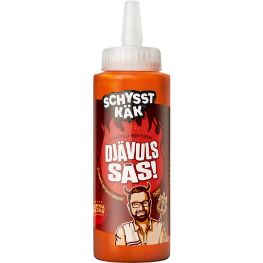 Schysst Käk Djävulssås - Devil’s Hot Sauce 250ml