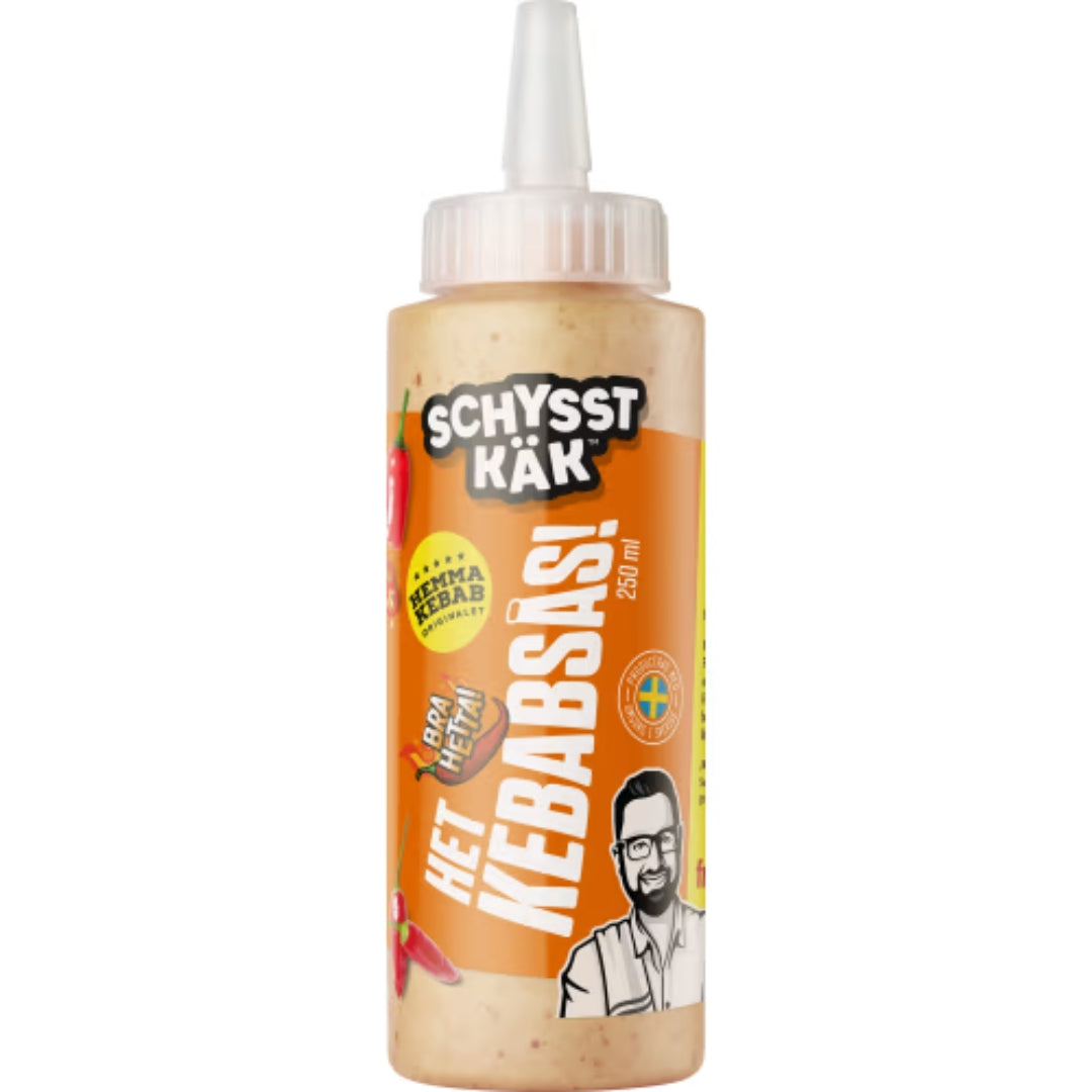 Schysst Käk Het Kebabsås - Spicy Kebab Sauce 250ml